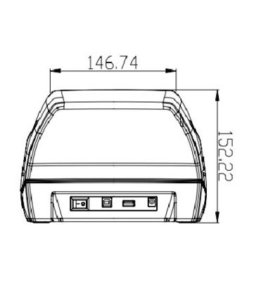 Lector de pasaportes y tarjetas de identificación USB2.0 Escáner de documentos para alquiler de automóviles Interfaz USB2.0