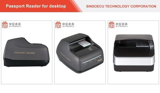 Iluminación visible Sinosecu Lector y escáner de pasaportes electrónicos con profundidad de color de 24 bits