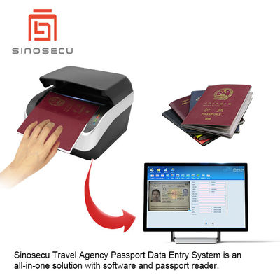 Recoge y introduce documentos de identificación rápidamente con la interfaz USB 2.0 del sistema de entrada de pasaportes