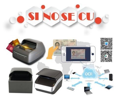 CE FCC RoHS Certificado Lector de OCR de página completa SDK para verificación de pasaportes legible por máquina