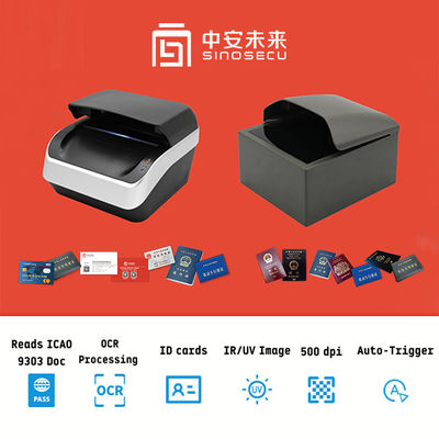 Lector de pasaportes de página completa con capacidad de lectura RFID
