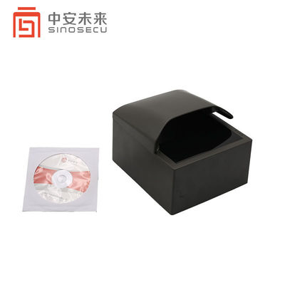 Lector de pasaportes RFID de autoservicio de 500 DPI OCR con diseño gris negro y escaneo rápido