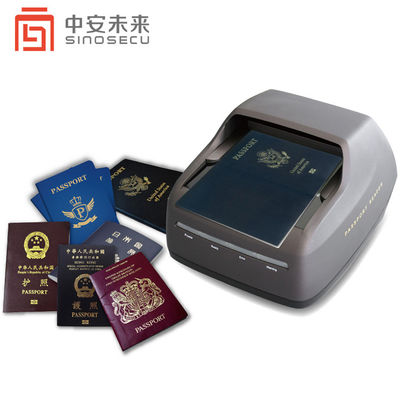 Sinosecu OCR Escáner de pasaportes USB2.0 MRZ Lector PSPR1000 I Integración de demostración de SDK gratuita