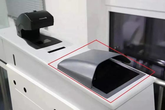 Compacto lector de fotos de auto-servicio de identificación de kiosco lector de pasaportes con estilo de equipo de tarjeta de identificación