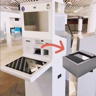 Quiosco de control de acceso Pro Document Scanner con protocolo ISO 14443A y lector de tarjetas de identificación