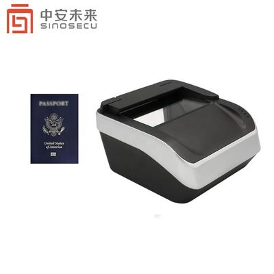 Cruces fronterizos Aduanas biométricas NFC MRZ OCR Lector de pasaportes con soporte