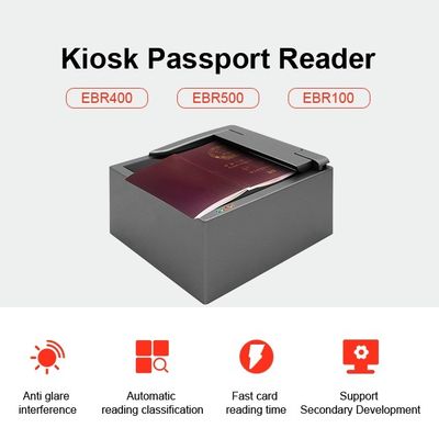 MRZ OCR Passport Reader OEM con resolución de 400DPI y software SDK fácil de integrar