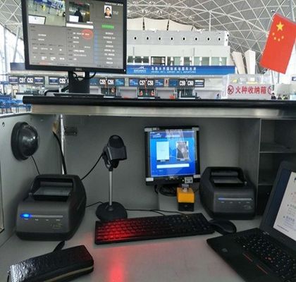 Lector de verificación de pasaportes de identidad SINOSECU para controles seguros de pasaportes y tarjetas de identidad